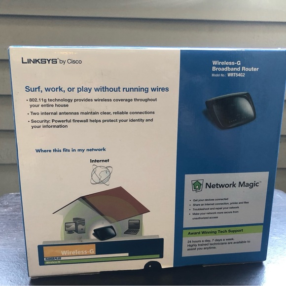 New Linksys by Cisco 4 port Wireless-G Broadband Router WRT54G2 - Picture 9 of 9